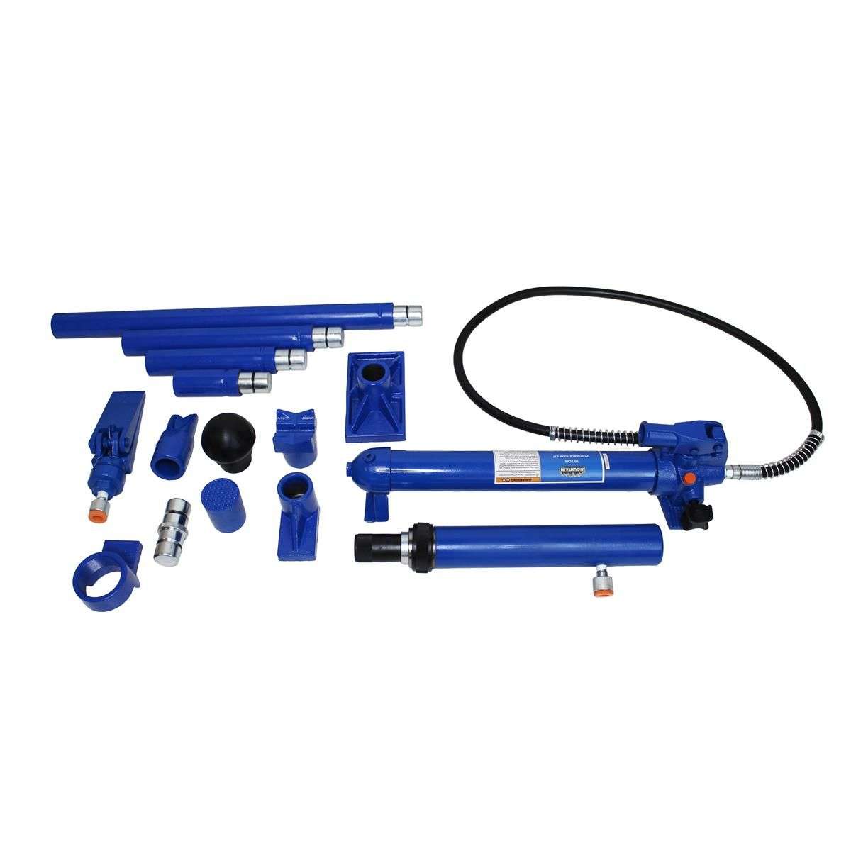 10 Ton Portable Ram Kit with Heavy Duty Blowmolded case