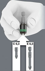 TOOL-CHECK AUTOMOTIVE 1 BITS ASSORTMENT WITH RATCHET + SOCKETS