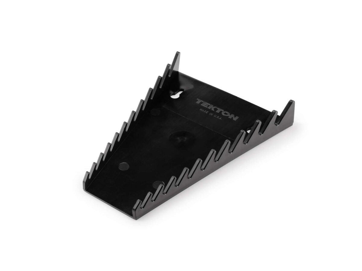 TEKTON 11-Tool Combination Wrench Organizer Rack (Black) | OWP12111