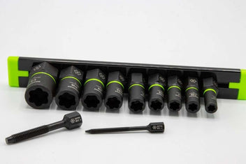 9-PC 1/4" Drive SAE RPT Socket Extractor Set (standard length
